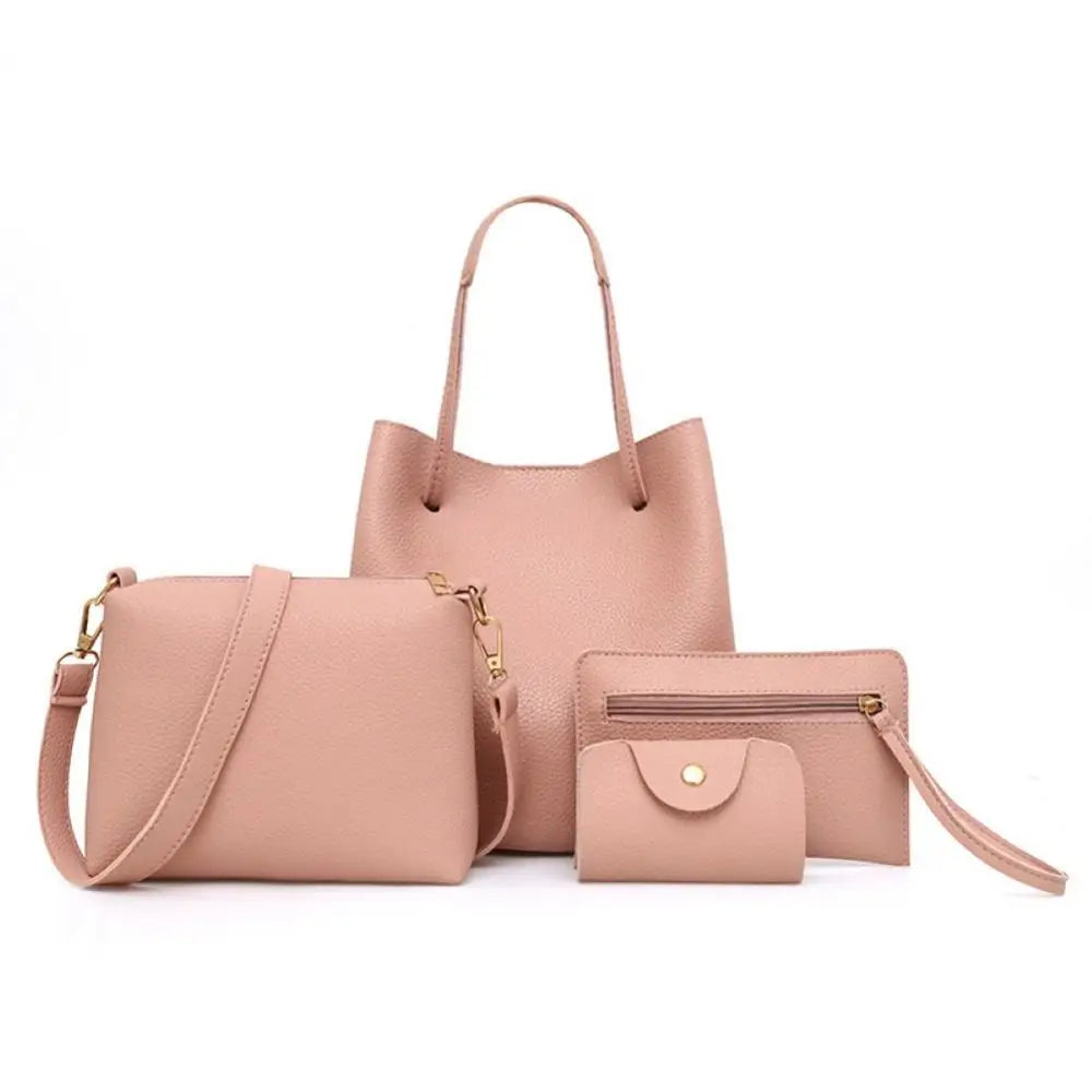 The 4 Piece Dream Faux Leather Handbag Set