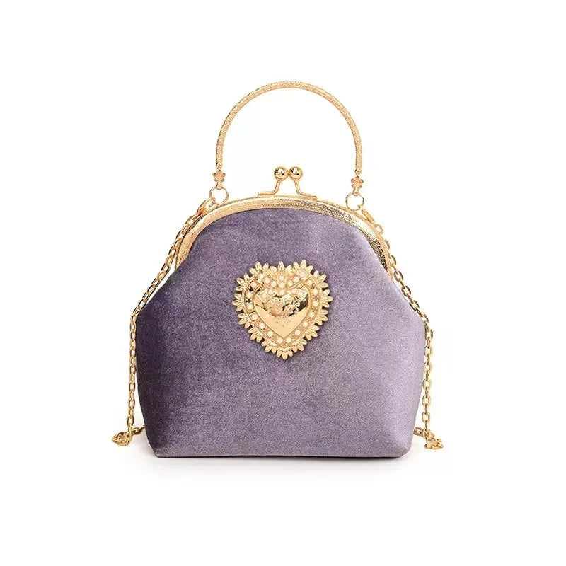 The Shiny Heart Luxury  Bag