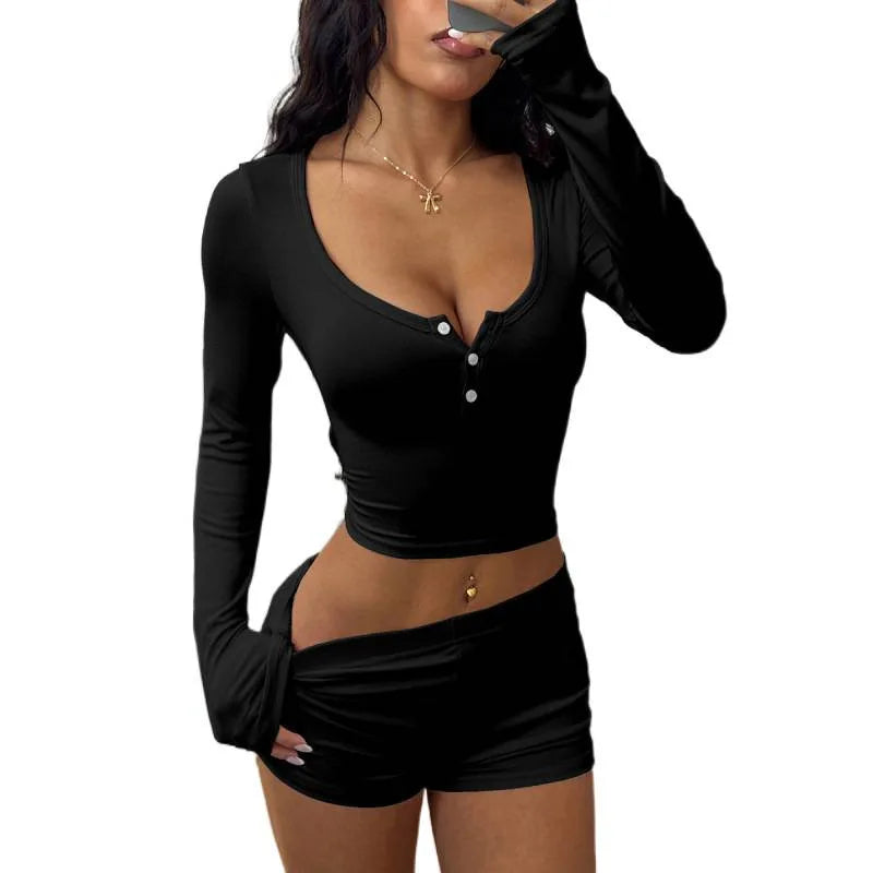 Two-Piece Shorts Sports Suit