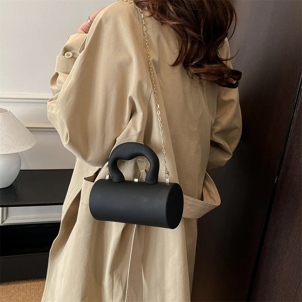 The Elegant Cylinlder Crossbody Bag