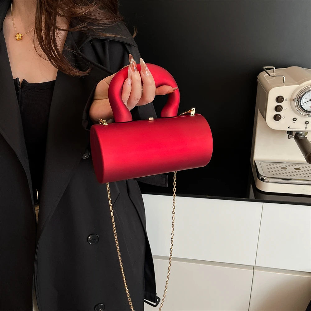 The Elegant Cylinlder Crossbody Bag