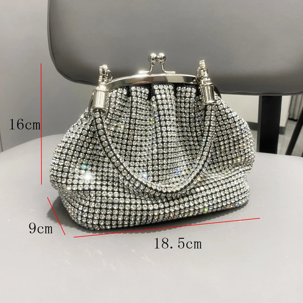 Rhinestone Wedding Clutch