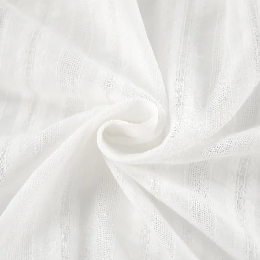 100% Cotton Ruffle Hem  Lounge Set
