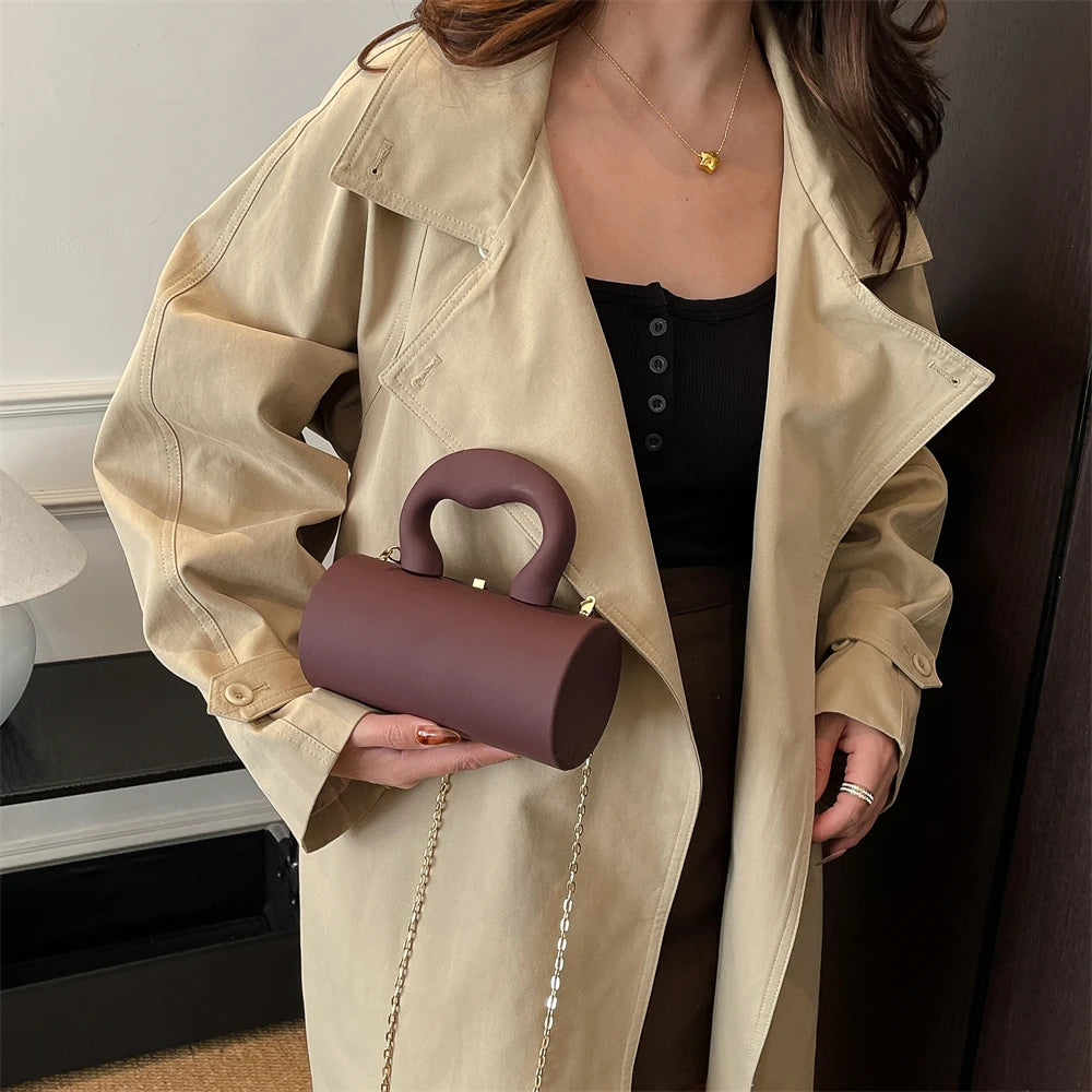 The Elegant Cylinlder Crossbody Bag