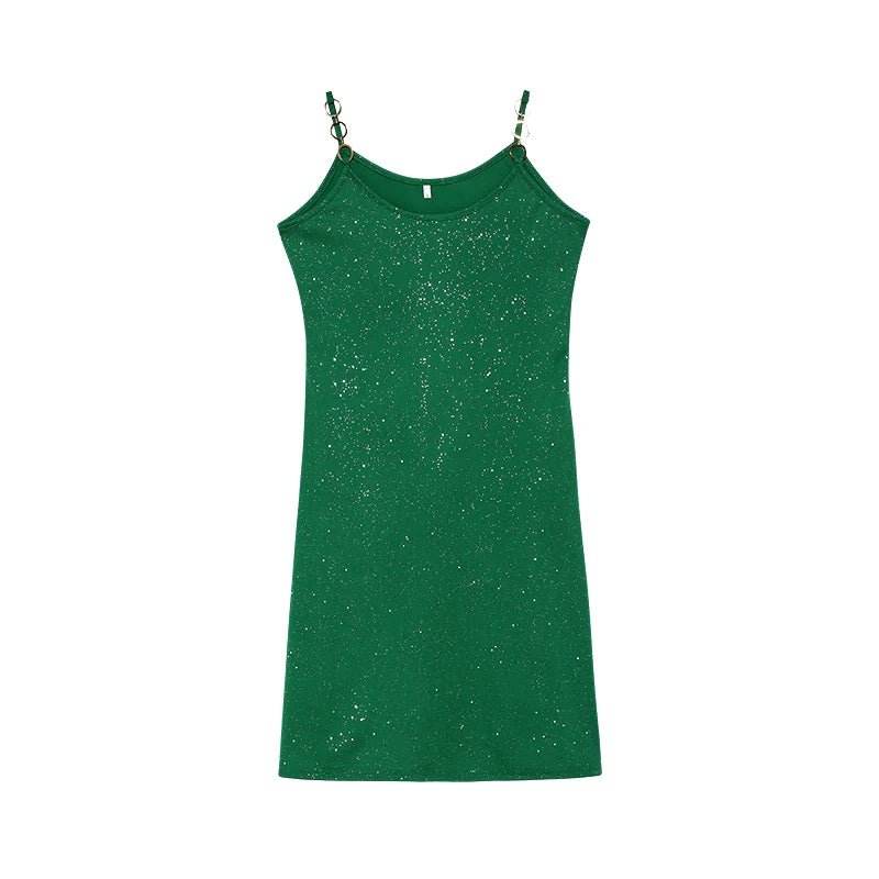 Diamond Sling V-Neck Dress