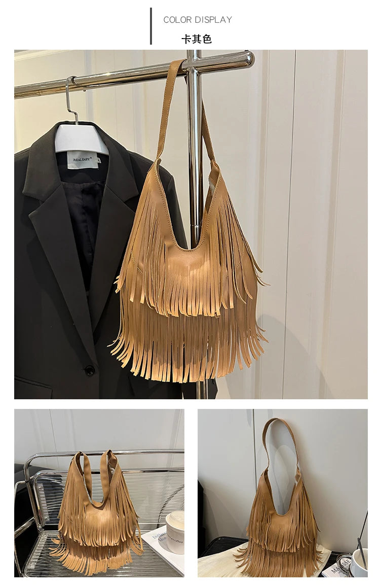 The Retro Tassel Tote