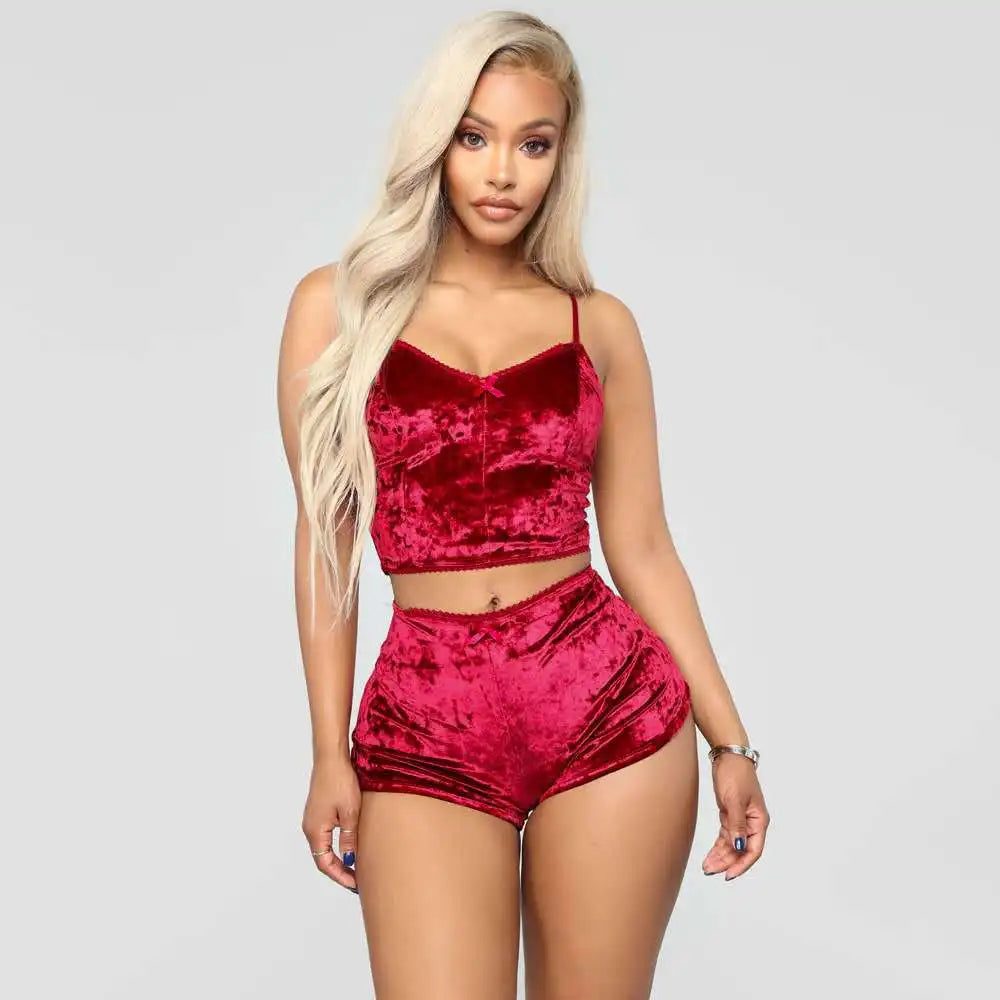 The Velvet Pajama Set