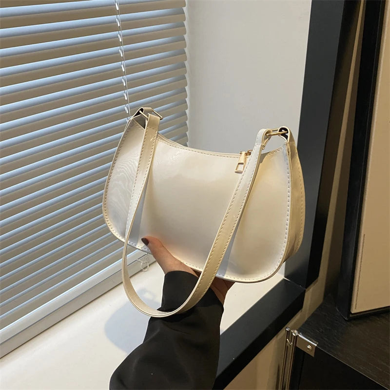 Retro Leather Underarm Bag