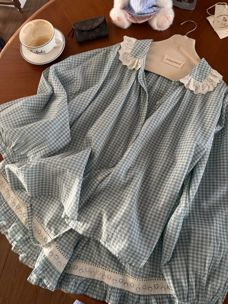 100% Cotton  Vintage Pajama Set