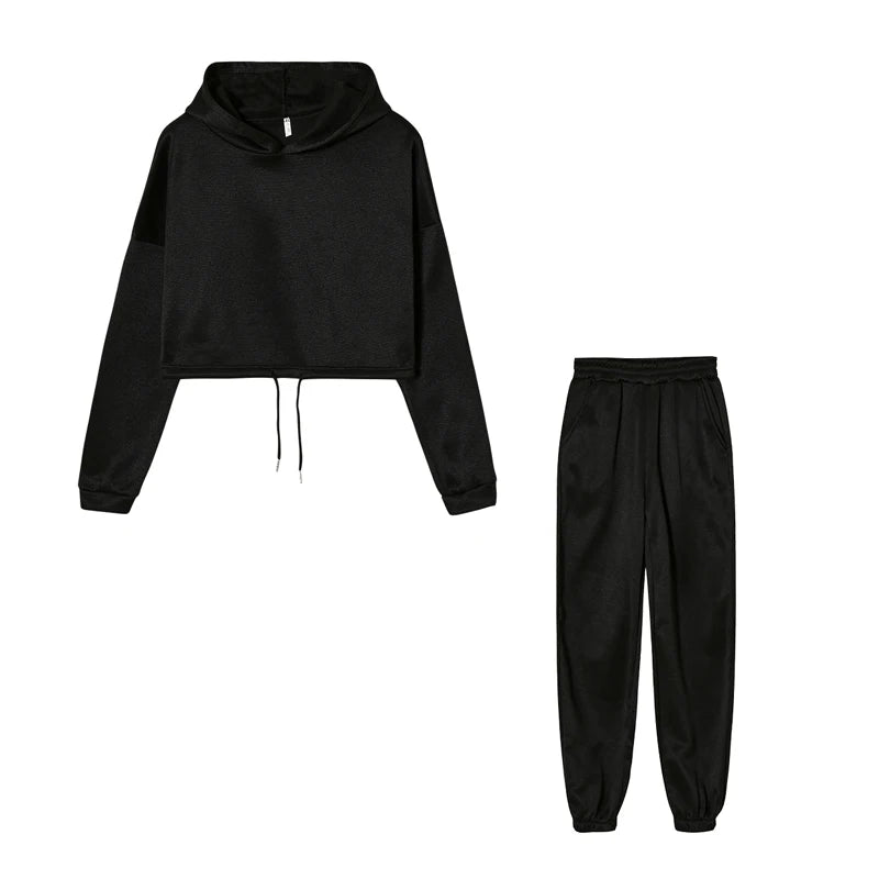 Hooded Sports Two-Piece Set