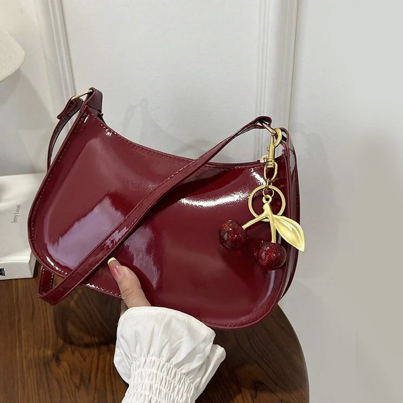 Retro Leather Underarm Bag