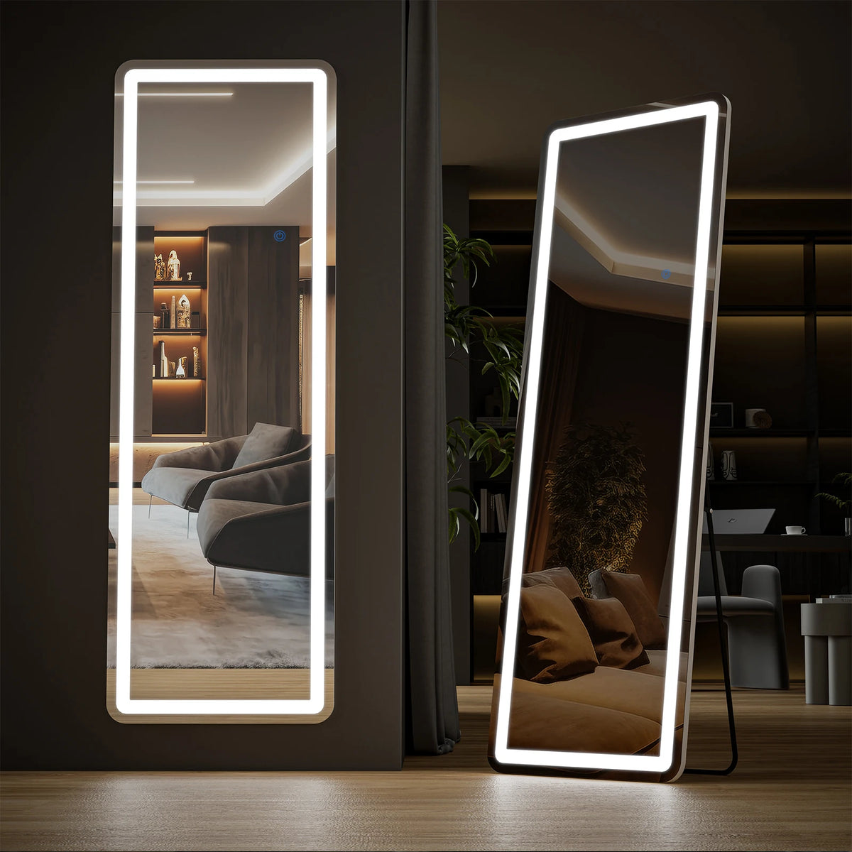 JHK 64x21 Inch Led Full Length Mirror