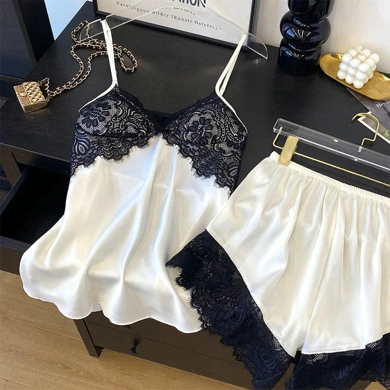 Suspender Lounge Set