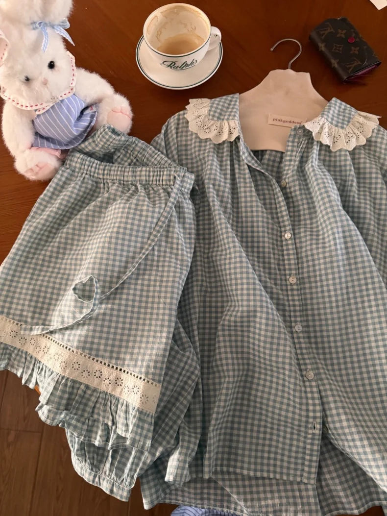 100% Cotton  Vintage Pajama Set