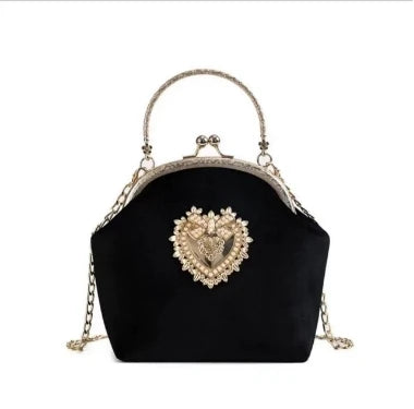The Shiny Heart Luxury  Bag