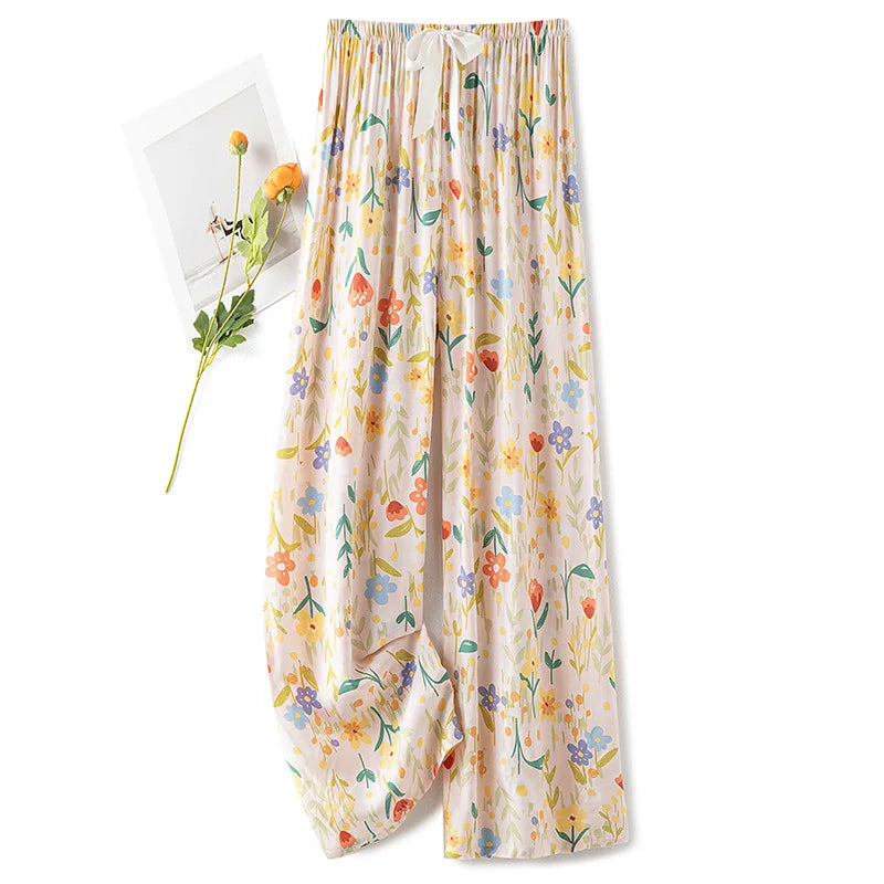 Lattice Print Lounge Pants