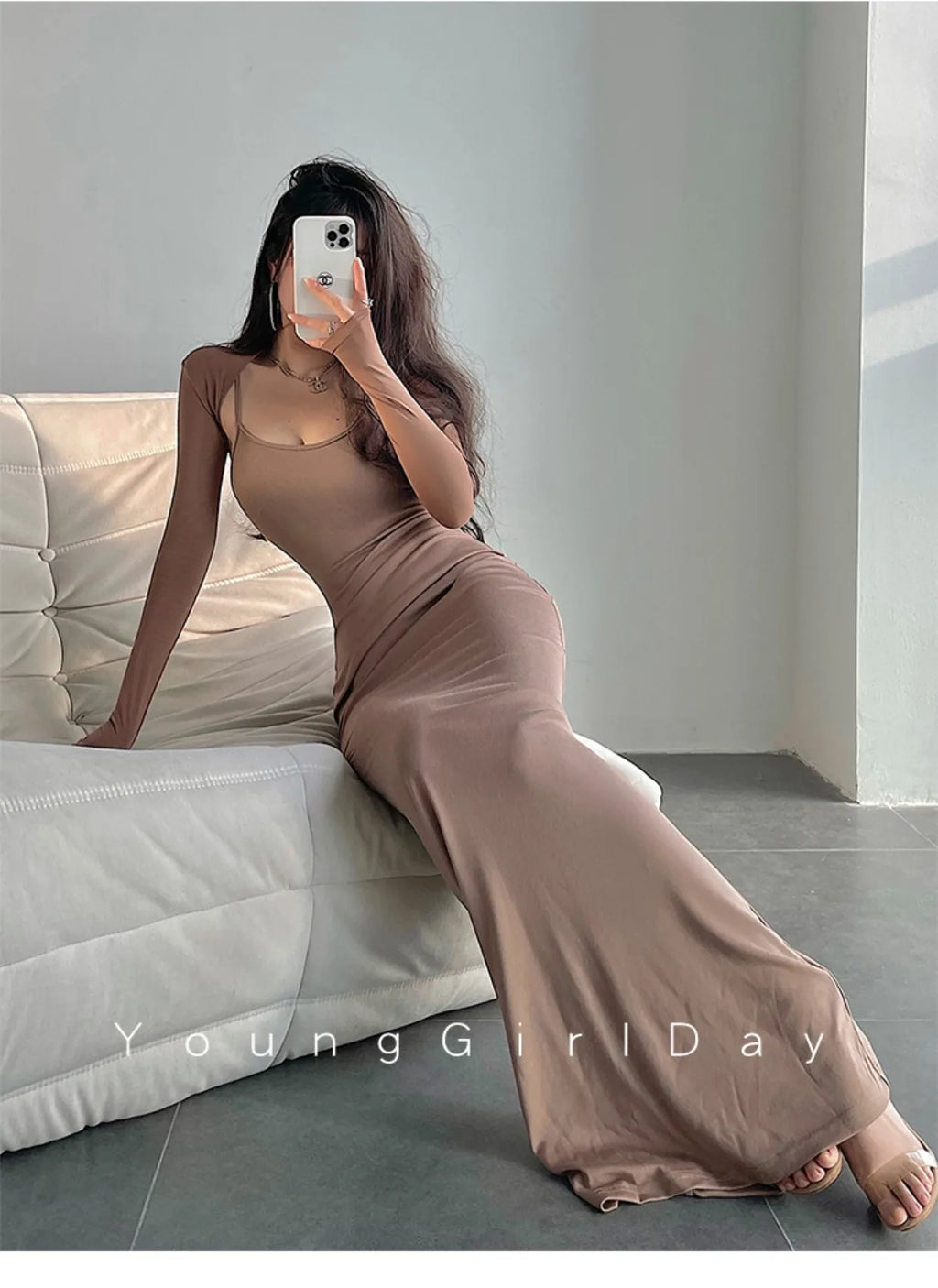 Slim Fit Fishtail Dress