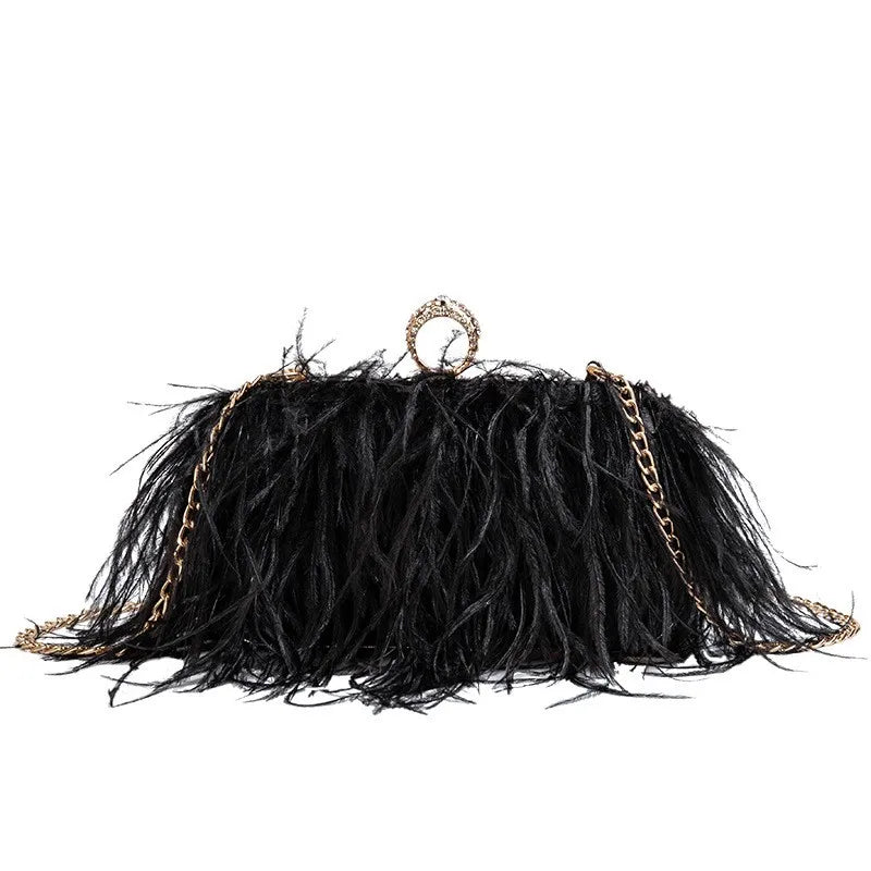 The Feather Clutch