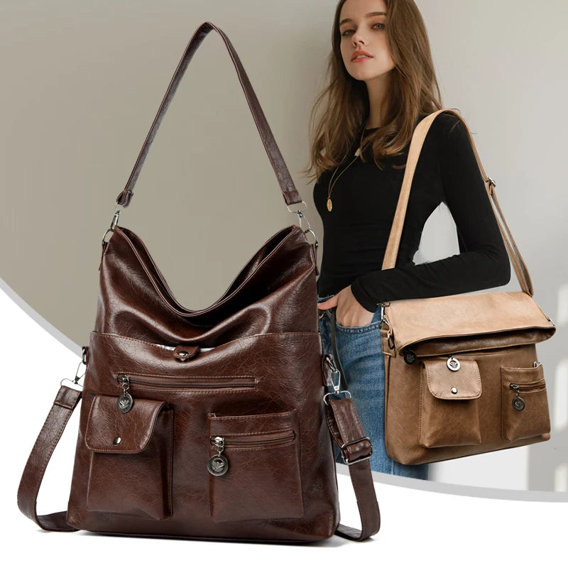 The Retro Crossbody Tote Bag