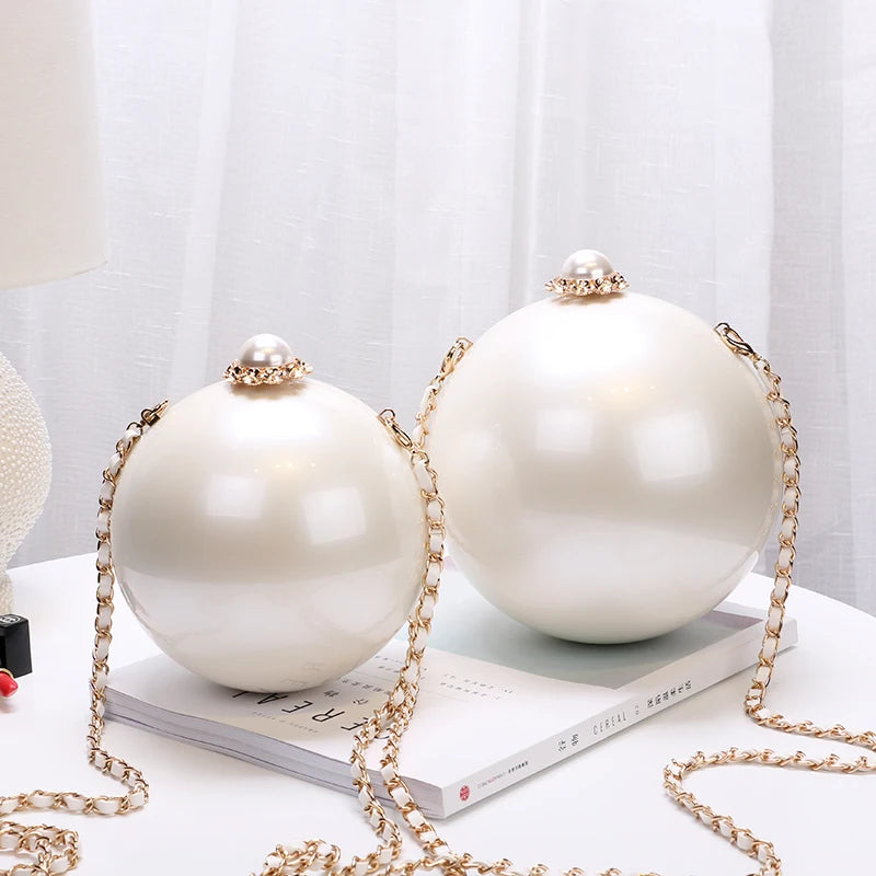 Spherical Acrylic Crossbody Bag