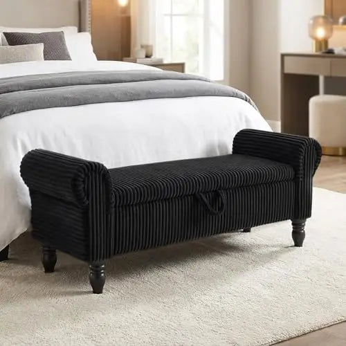 55" Queen End of Bed Storage Bench