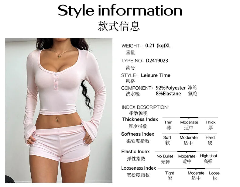 Two-Piece Shorts Sports Suit