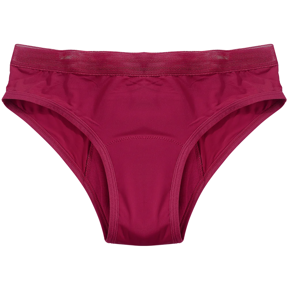 Seamless Cotton Menstrual Panties 4-Layer Leakproof Fast Absorption Women Period Panties Mid-Rise Incontinence Undies