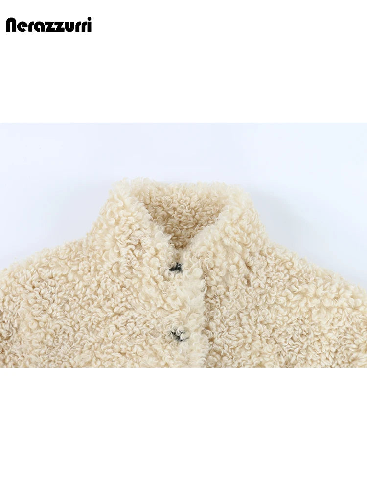 Oversized Fuzzy Faux Fur Coat