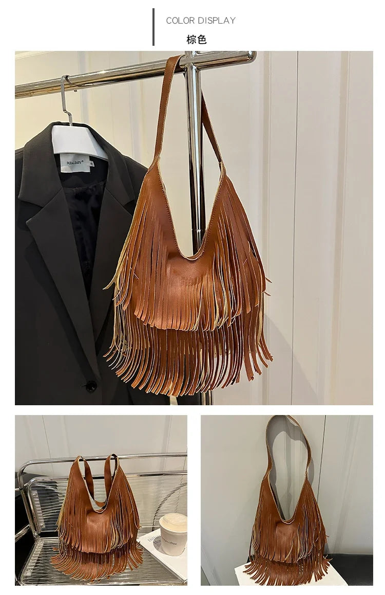 The Retro Tassel Tote