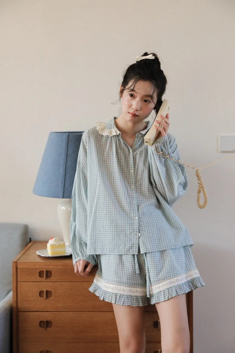 100% Cotton  Vintage Pajama Set