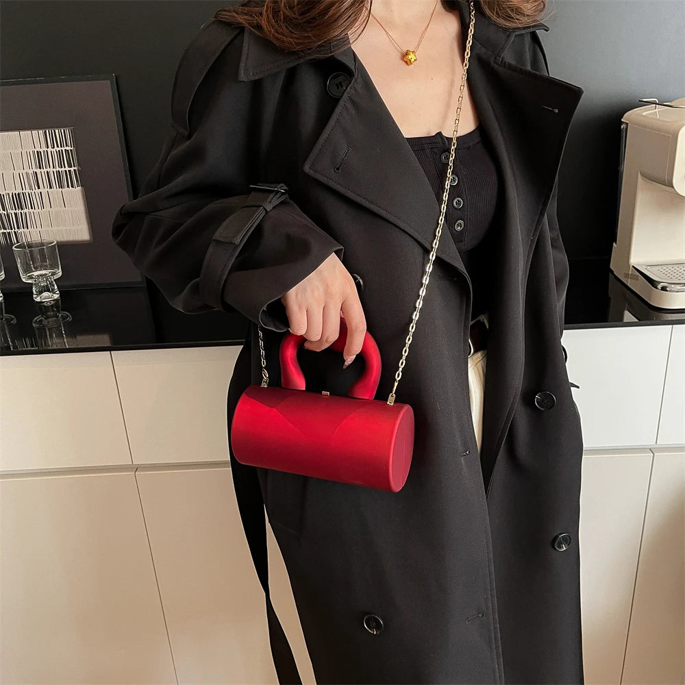 The Elegant Cylinlder Crossbody Bag