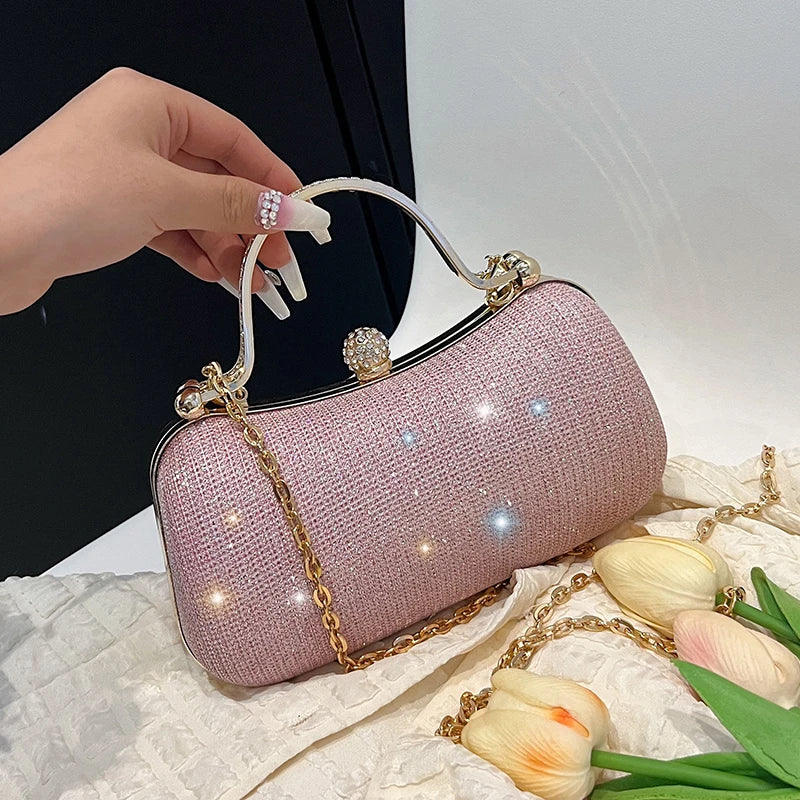 Buttoned Evening Clutch