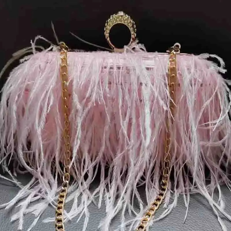 The Feather Clutch