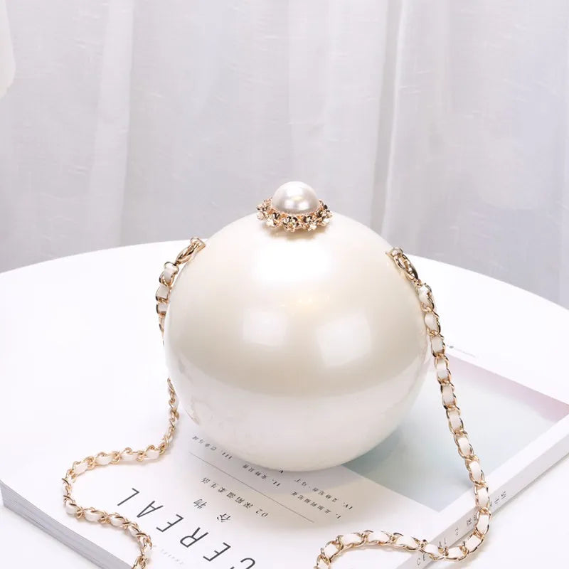 Spherical Acrylic Crossbody Bag