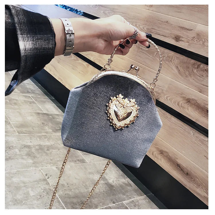 The Shiny Heart Luxury  Bag