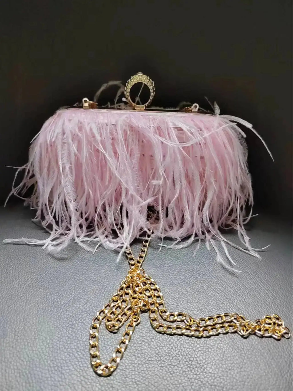 The Feather Clutch