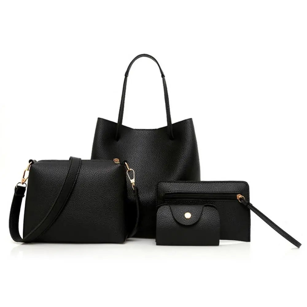 The 4 Piece Dream Faux Leather Handbag Set