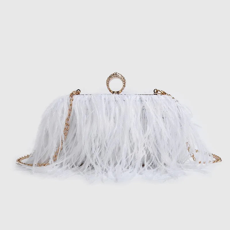 The Feather Clutch