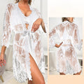 Mesh Lace Robe