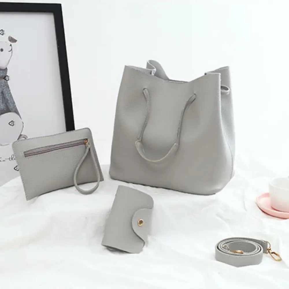 The 4 Piece Dream Faux Leather Handbag Set