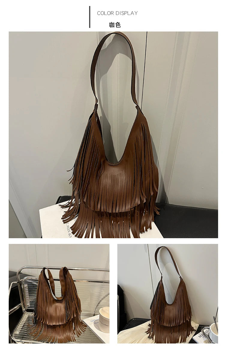 The Retro Tassel Tote