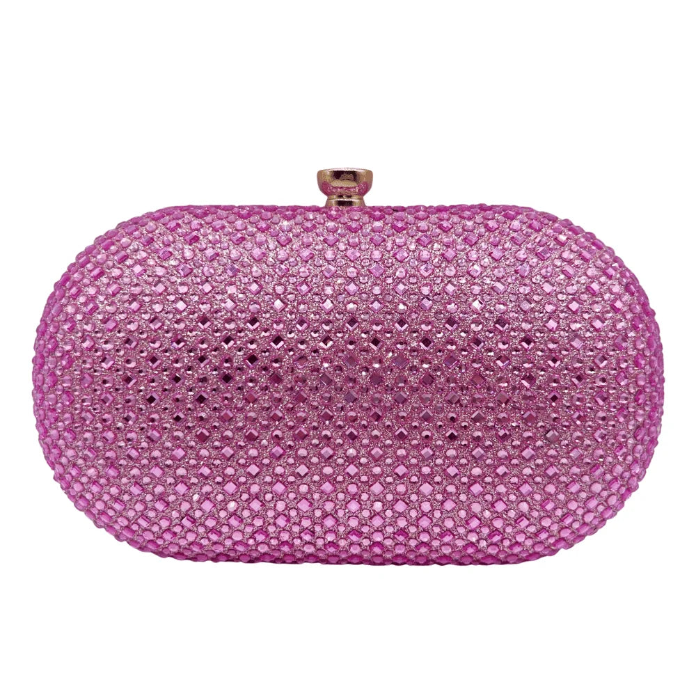 Rhinestone Crystal Clutch Purse