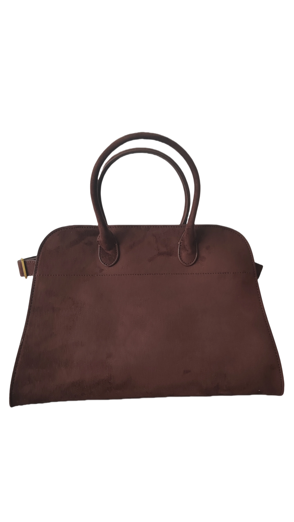 Faux Suede Tote Bag