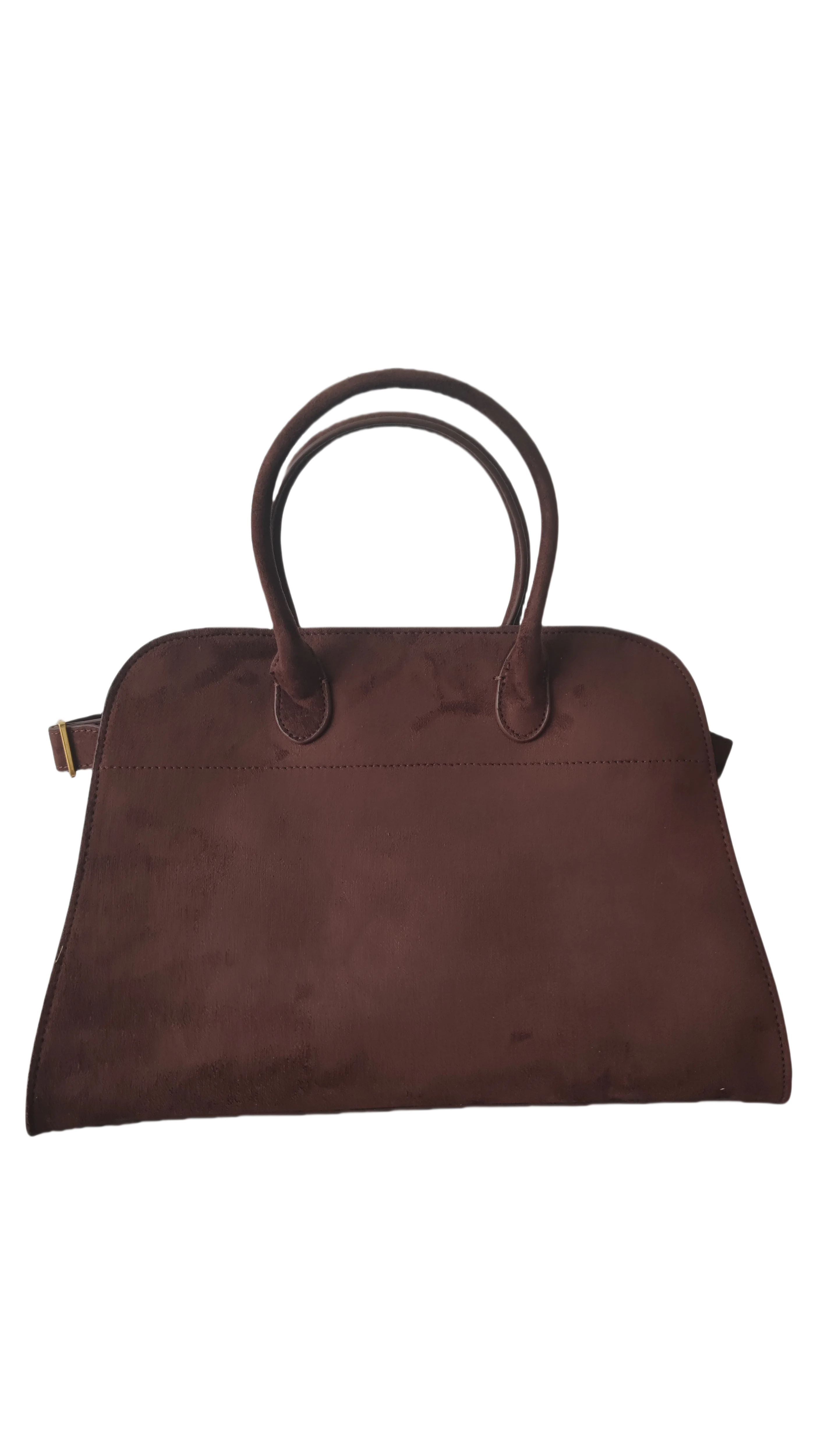 Faux Suede Tote Bag