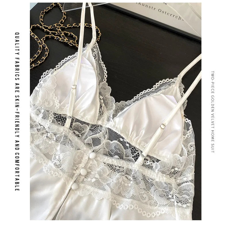 Suspender Lounge Set