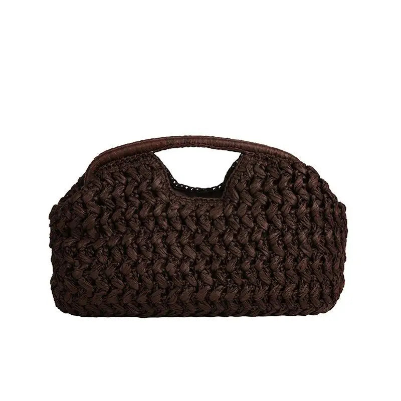 Woven Straw Shoulder Bag