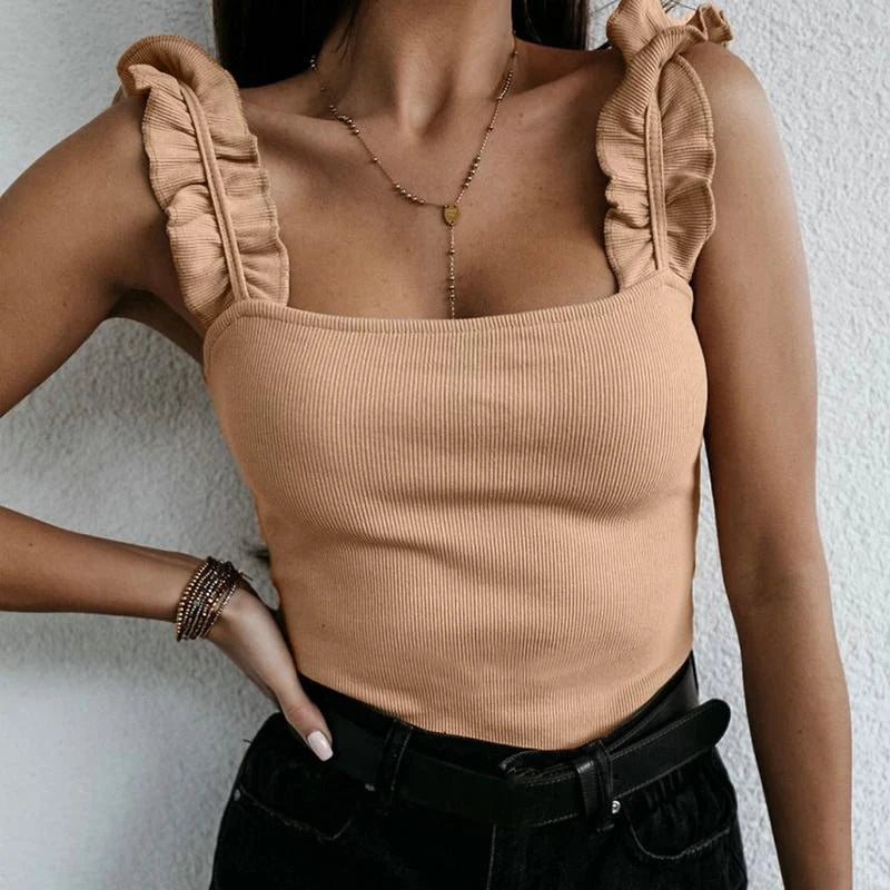 Tassel Slim Tank Top