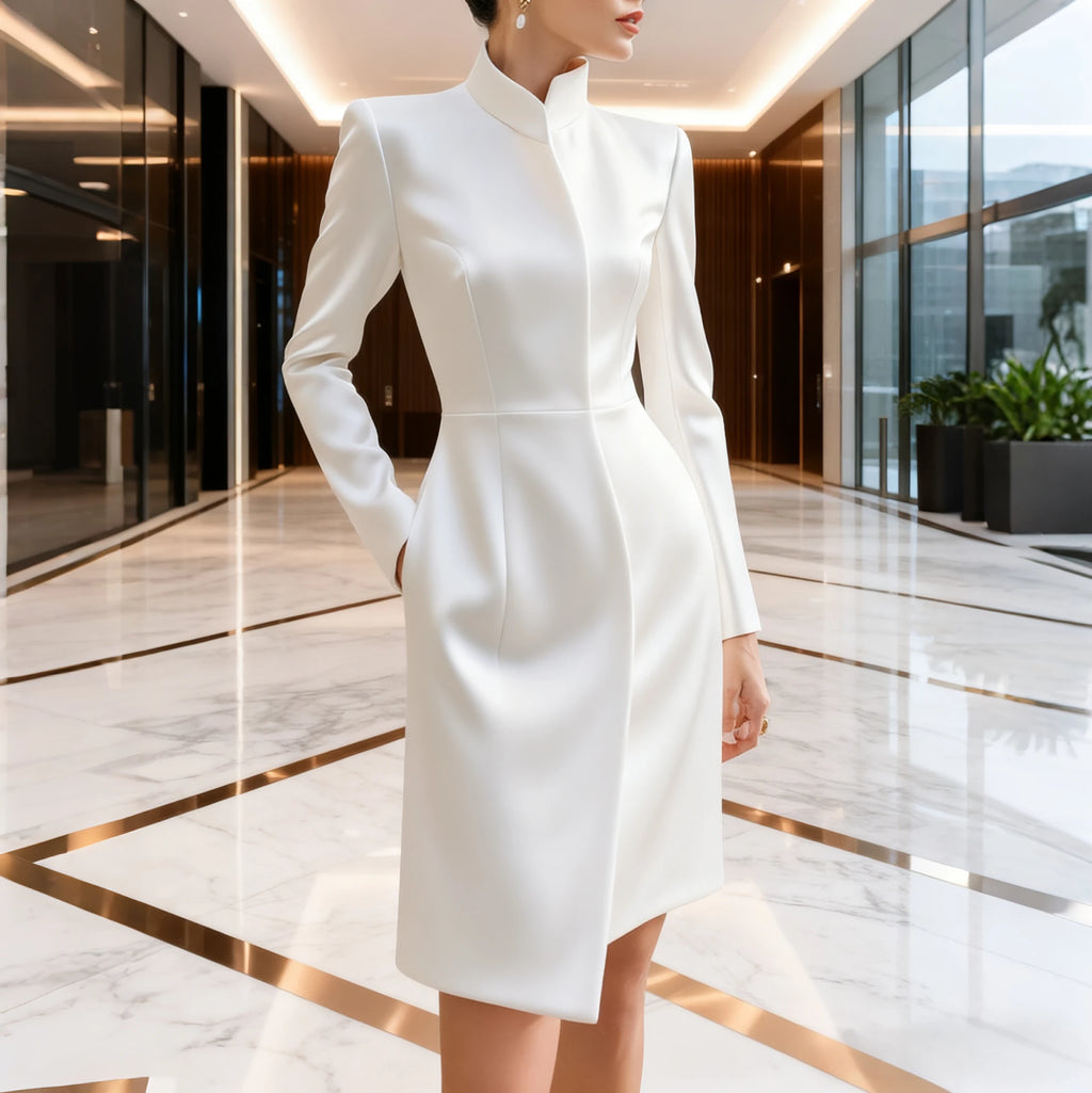 White Diamond Day to Evening Dress