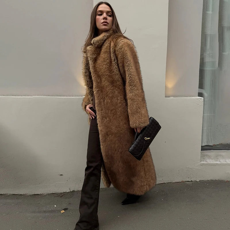 Vintage Faux Fur Overcoat