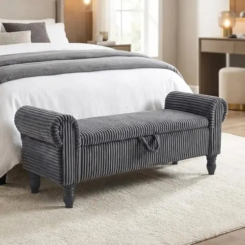 55" Queen End of Bed Storage Bench